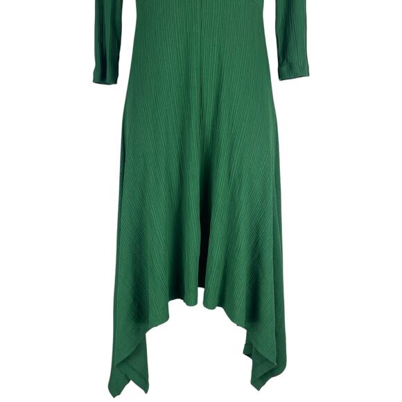 Anthropologoie Building 18 Turtleneck Ribbed Dress Green Size XS - Picture 5 of 10